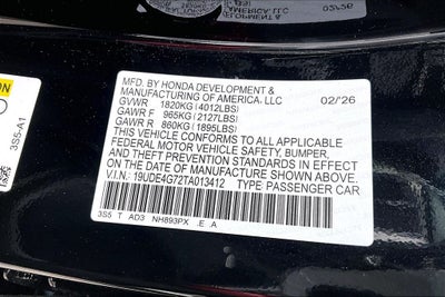 2026 Acura Integra A-Spec Tech Package