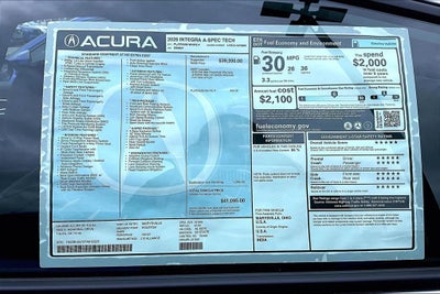 2026 Acura Integra A-Spec Tech Package