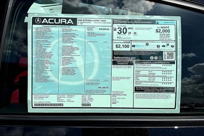 2026 Acura Integra A-Spec Tech Package