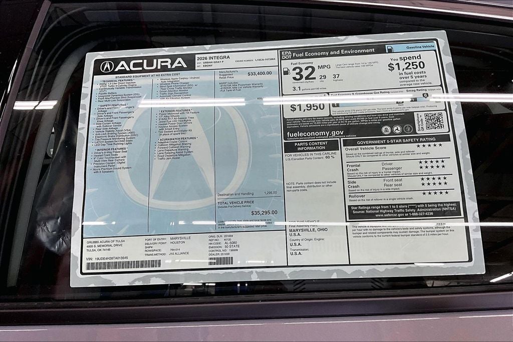 2026 Acura Integra Base