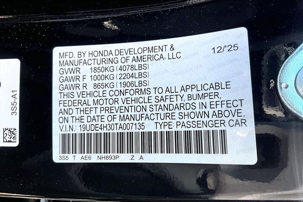 2026 Acura Integra A-Spec Package