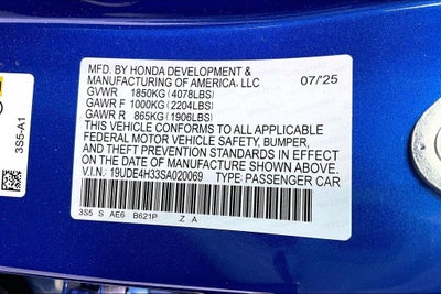 2025 Acura Integra A-Spec Package