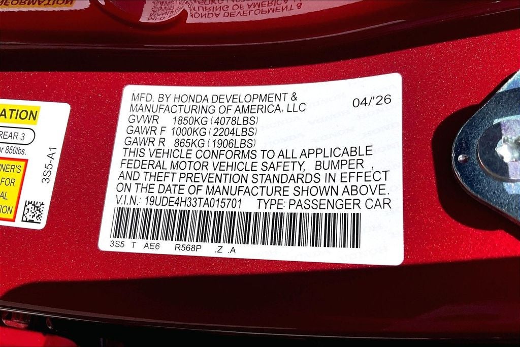 2026 Acura Integra A-Spec Package