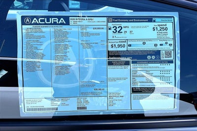 2026 Acura Integra A-Spec Package