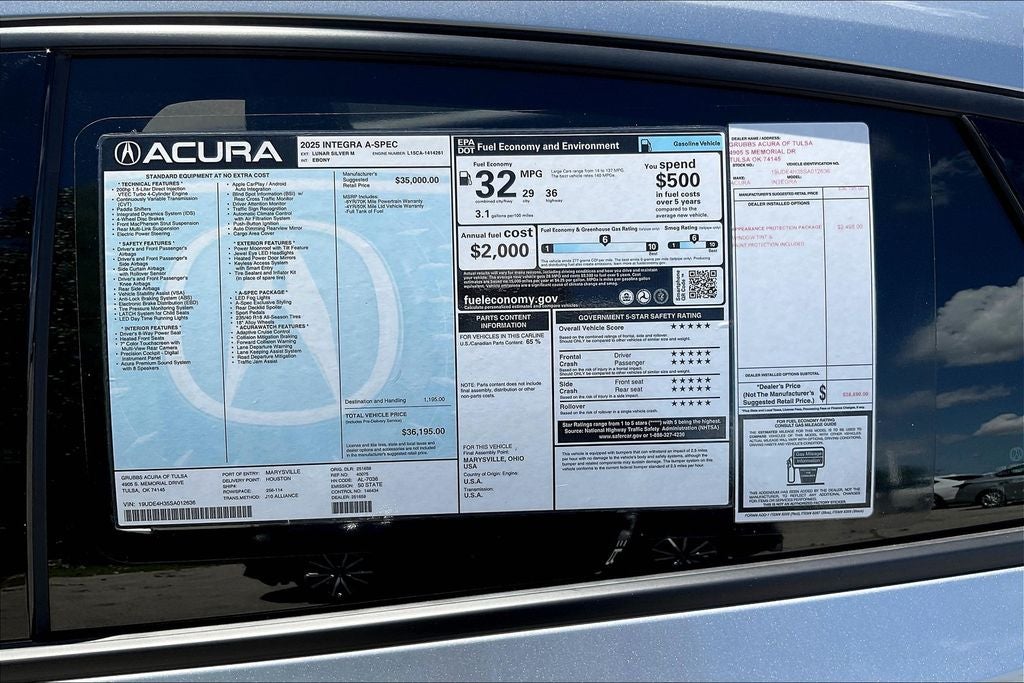 2025 Acura Integra A-Spec Package