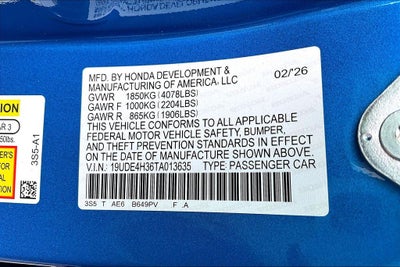 2026 Acura Integra A-Spec Package