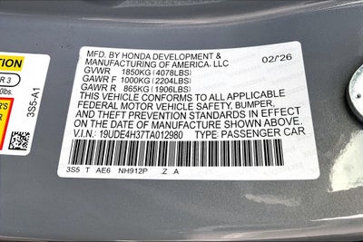 2026 Acura Integra A-Spec Package