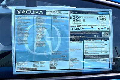 2026 Acura Integra A-Spec Package