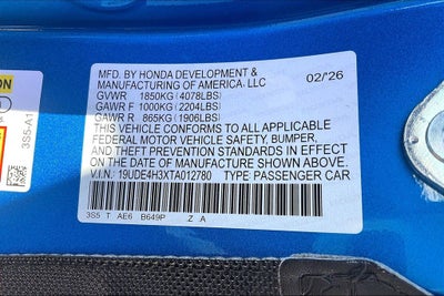2026 Acura Integra A-Spec Package