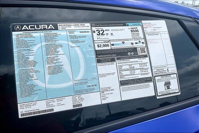 2025 Acura Integra A-Spec Tech Package