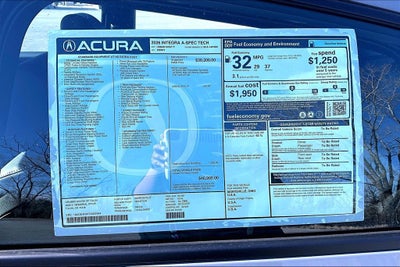 2026 Acura Integra A-Spec Tech Package