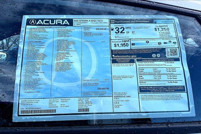 2026 Acura Integra A-Spec Tech Package