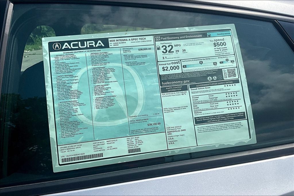 2025 Acura Integra A-Spec Tech Package