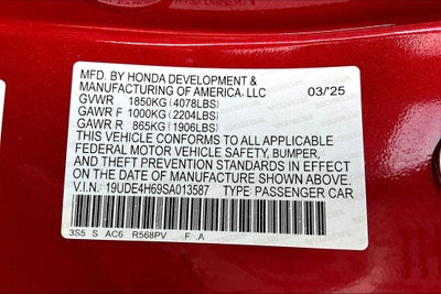 2025 Acura Integra A-Spec Tech Package