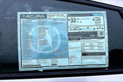 2026 Acura Integra A-Spec Tech Package