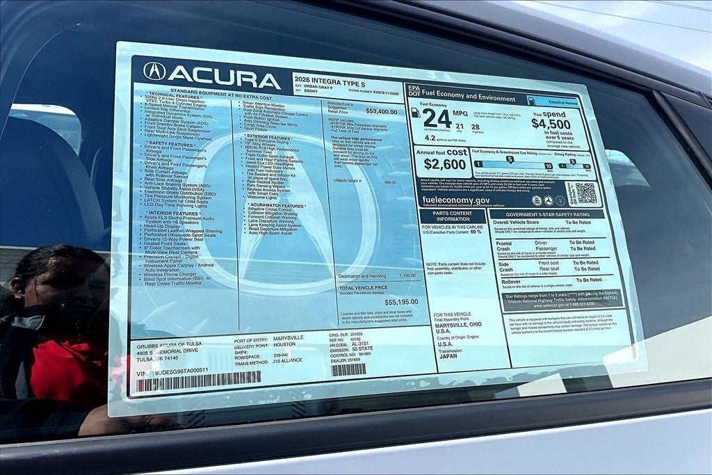 2026 Acura Integra Type S