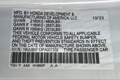 2023 Acura TLX Base