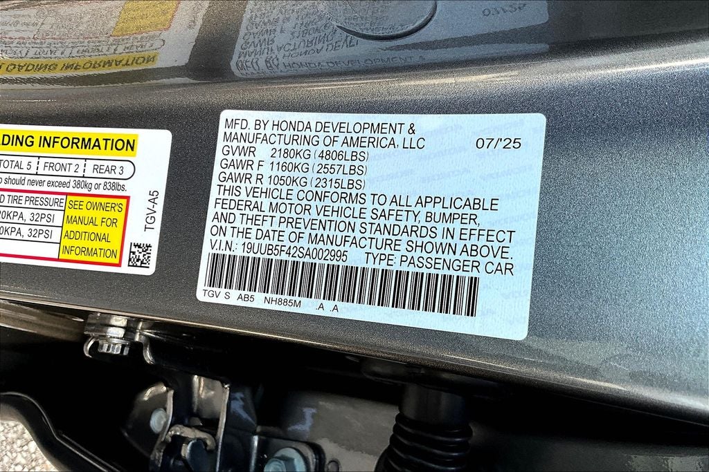 2025 Acura TLX Technology Package