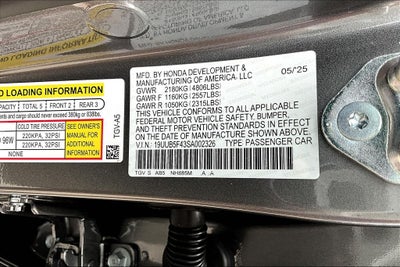 2025 Acura TLX Technology Package