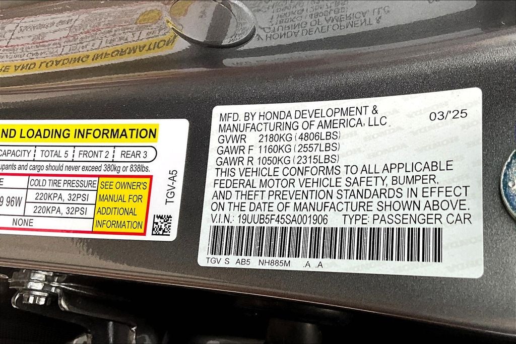 2025 Acura TLX Technology Package