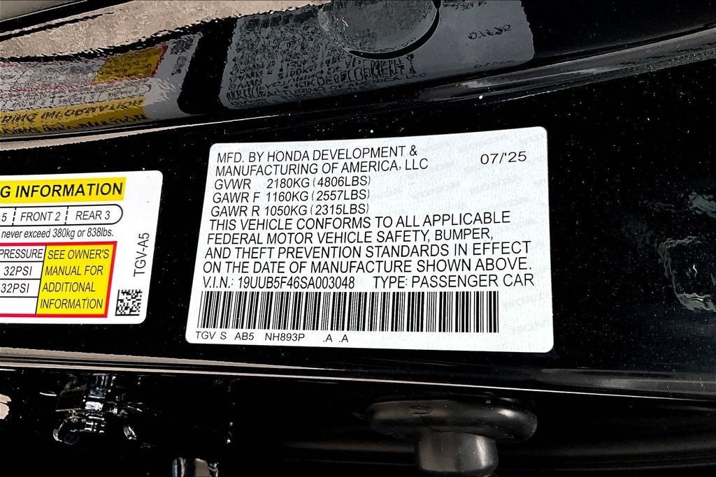 2025 Acura TLX Technology Package