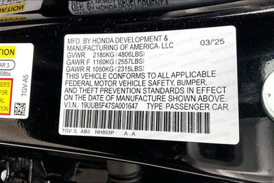 2025 Acura TLX Technology Package