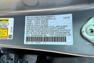 2025 Acura TLX Technology Package