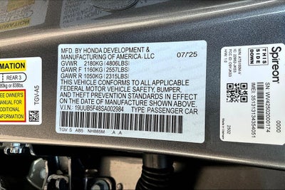 2025 Acura TLX Technology Package