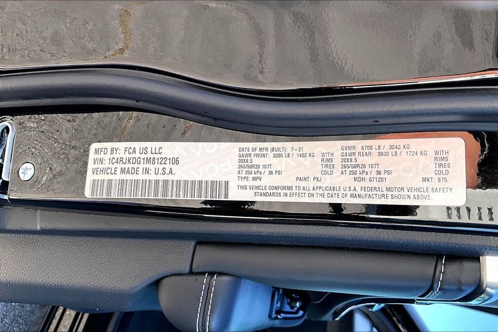 2021 Jeep Grand Cherokee L Overland