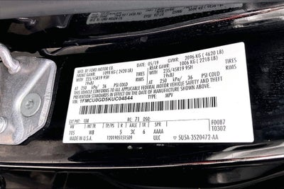 2019 Ford Escape SE