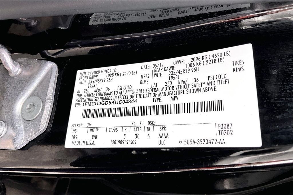 2019 Ford Escape SE