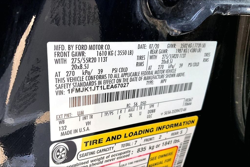 2020 Ford Expedition Max XLT