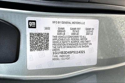 2023 Chevrolet Corvette Stingray 2LT