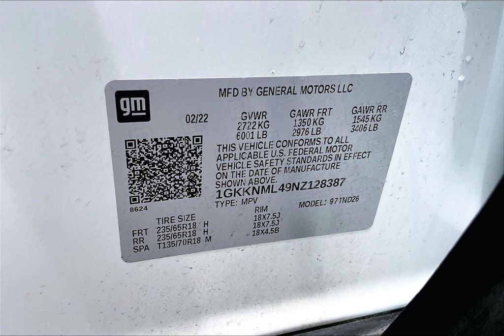 2022 GMC Acadia SLT