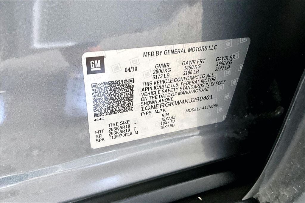 2019 Chevrolet Traverse LT Cloth w/1LT