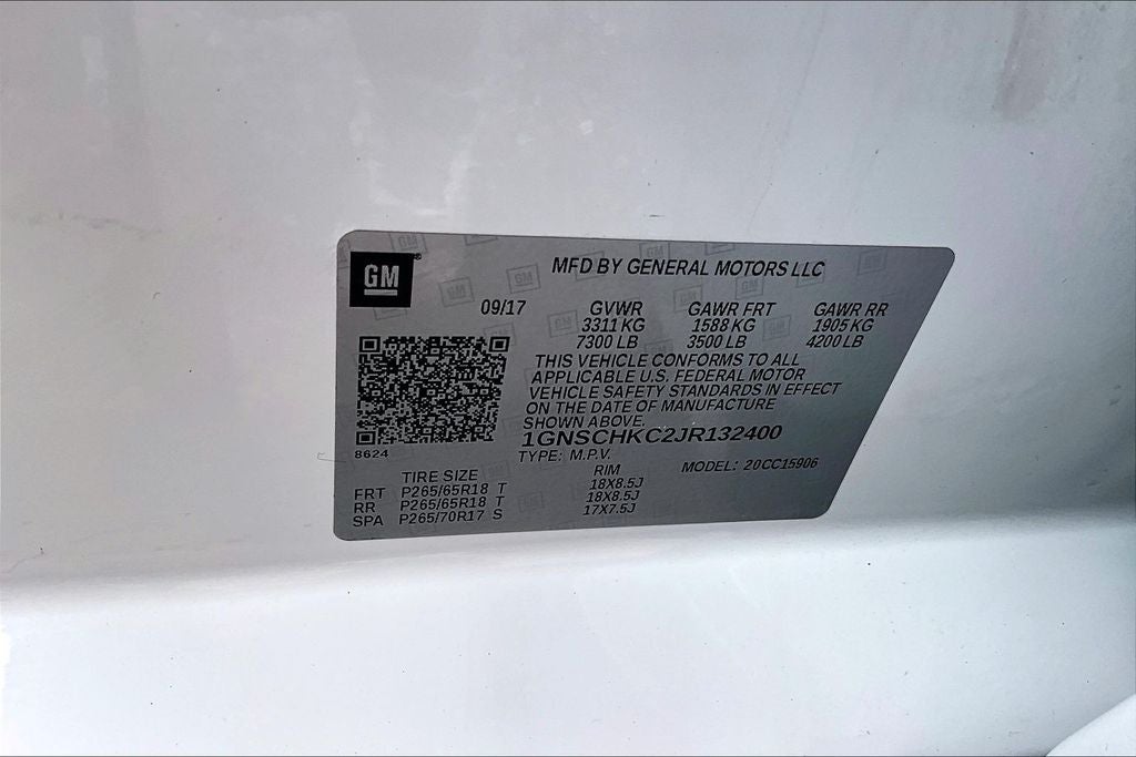 2018 Chevrolet Suburban LT