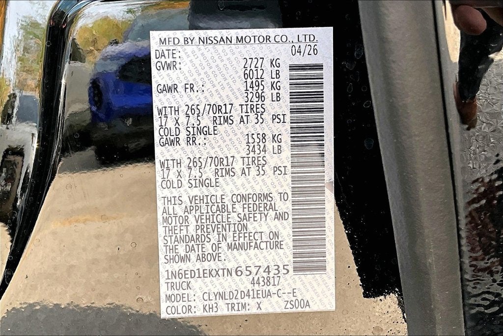 2026 Nissan Frontier PRO-4X