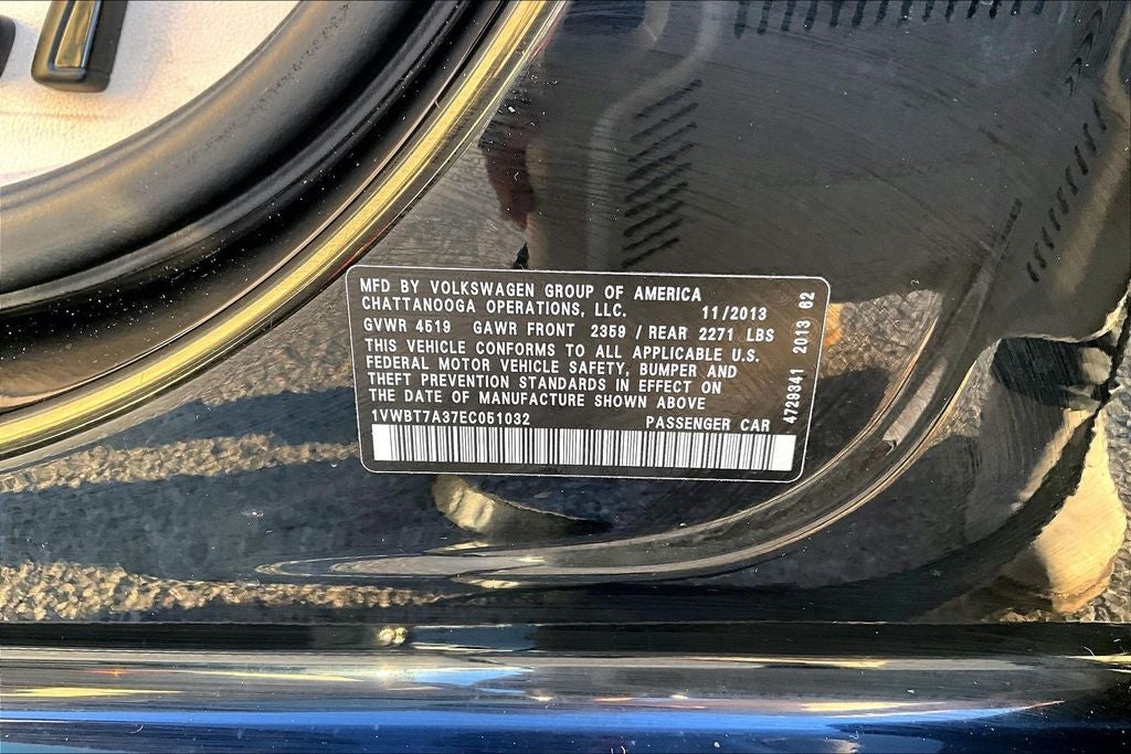 2014 Volkswagen Passat 1.8T SE w/Sunroof/Nav