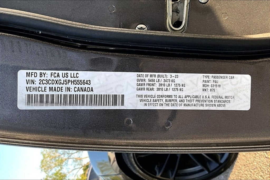 2023 Dodge Charger R T Scat Pack
