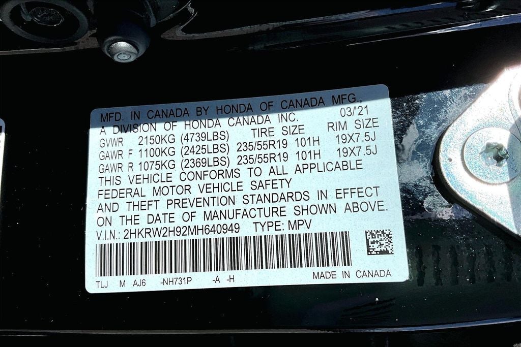 2021 Honda CR-V Touring