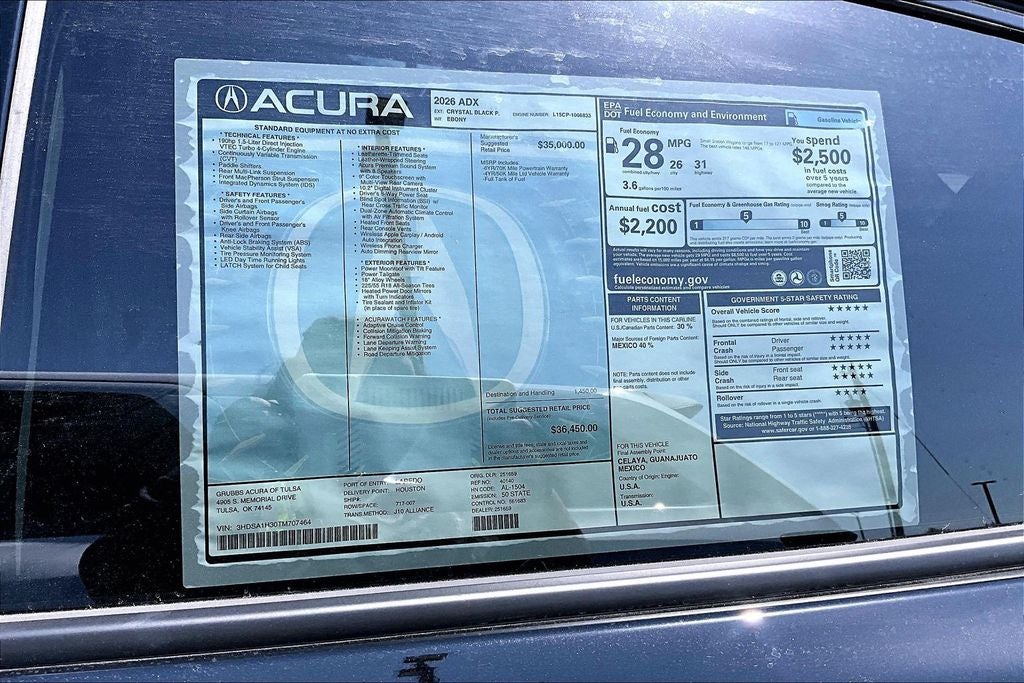 2026 Acura ADX Base