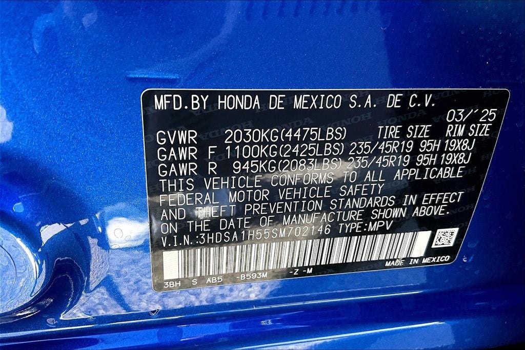 2025 Acura ADX A-Spec Package