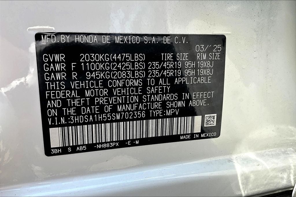 2025 Acura ADX A-Spec Package