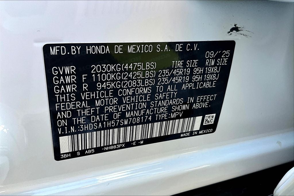 2025 Acura ADX A-Spec Package