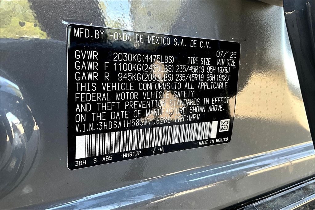 2025 Acura ADX A-Spec Package