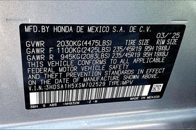 2025 Acura ADX A-Spec Package