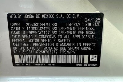 2025 Acura ADX A-Spec Advance Package