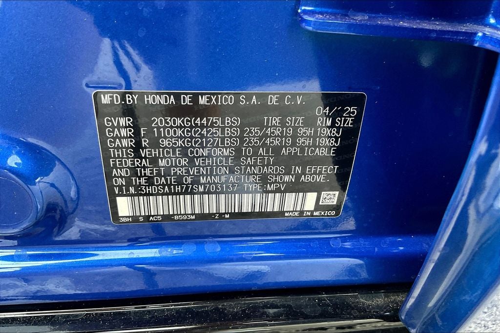 2025 Acura ADX A-Spec Advance Package