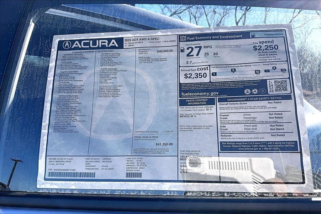 2025 Acura ADX Base