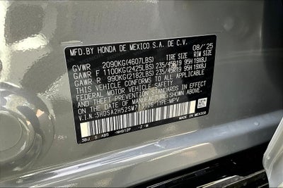 2025 Acura ADX A-Spec Package